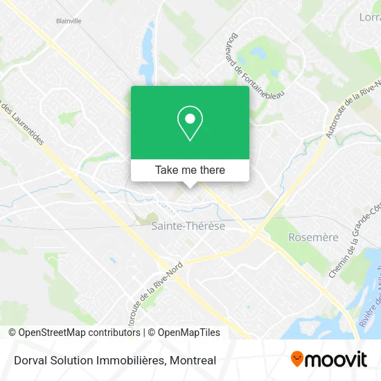 Dorval Solution Immobilières map