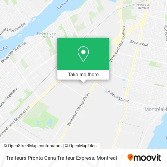 Traiteurs Pronta Cena Traiteur Express map
