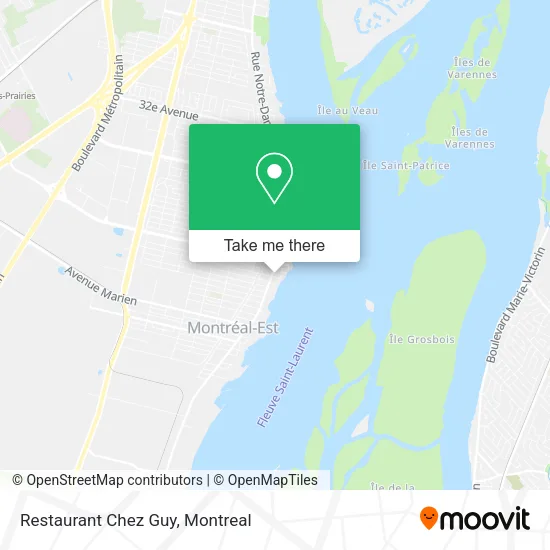 Restaurant Chez Guy map