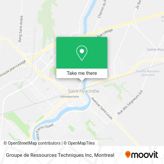 Groupe de Ressources Techniques Inc map