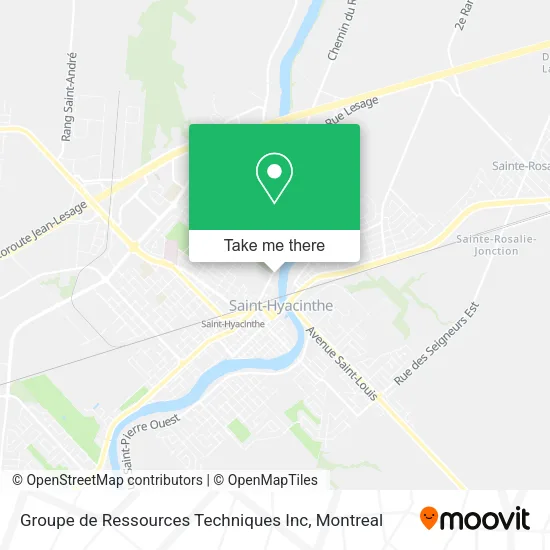 Groupe de Ressources Techniques Inc map