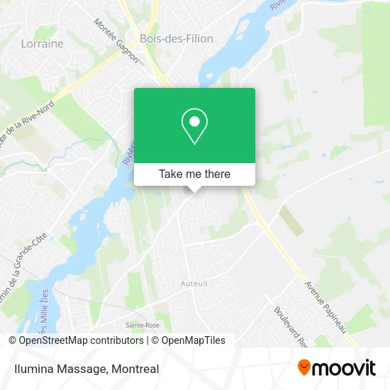 Ilumina Massage map