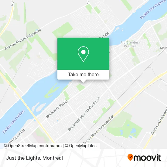 Just the Lights map