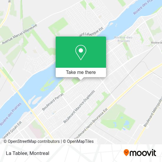 La Tablee map