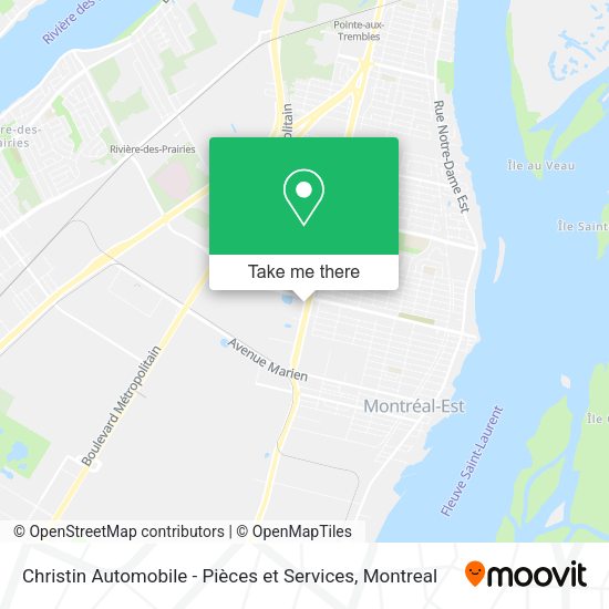 Christin Automobile - Pièces et Services map