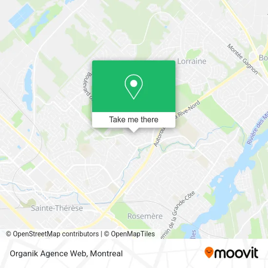 Organik Agence Web map
