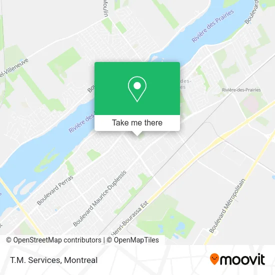 T.M. Services map