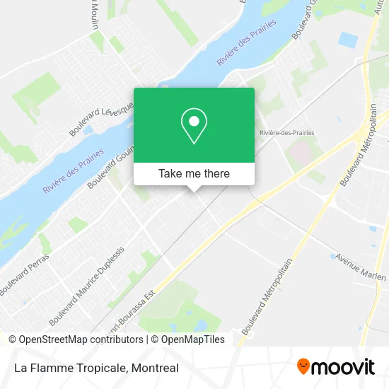 La Flamme Tropicale map