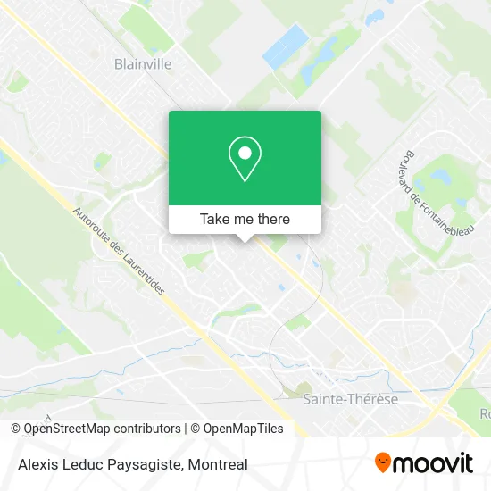 Alexis Leduc Paysagiste map