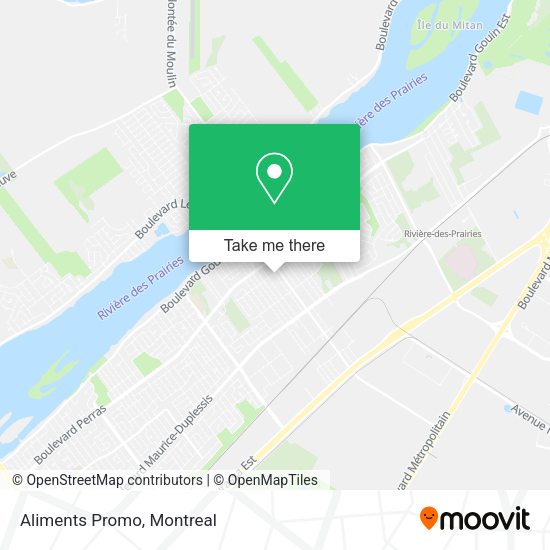 Aliments Promo map