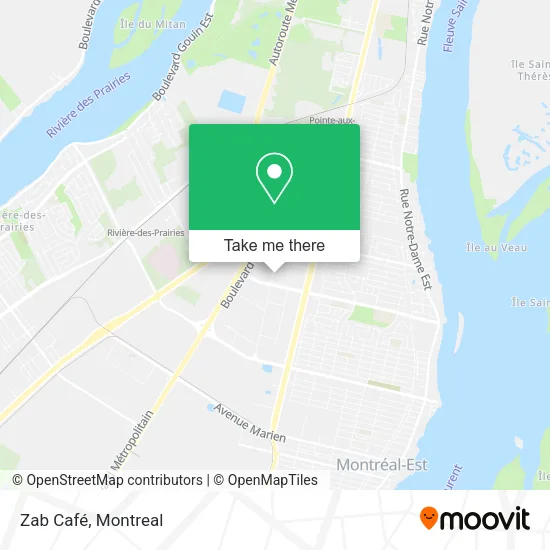 Zab Café map