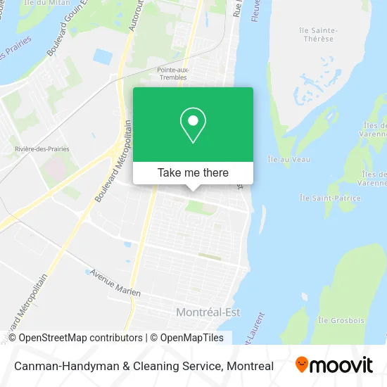 Canman-Handyman & Cleaning Service map