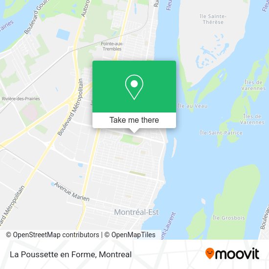 La Poussette en Forme map