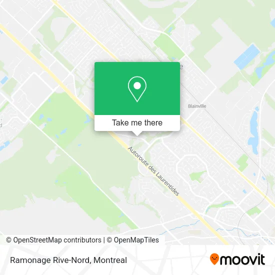 Ramonage Rive-Nord map