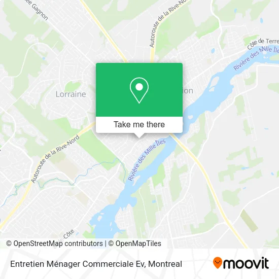 Entretien Ménager Commerciale Ev map