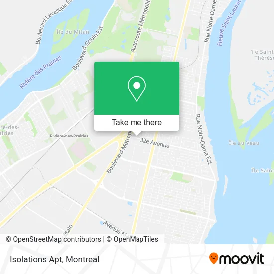Isolations Apt map