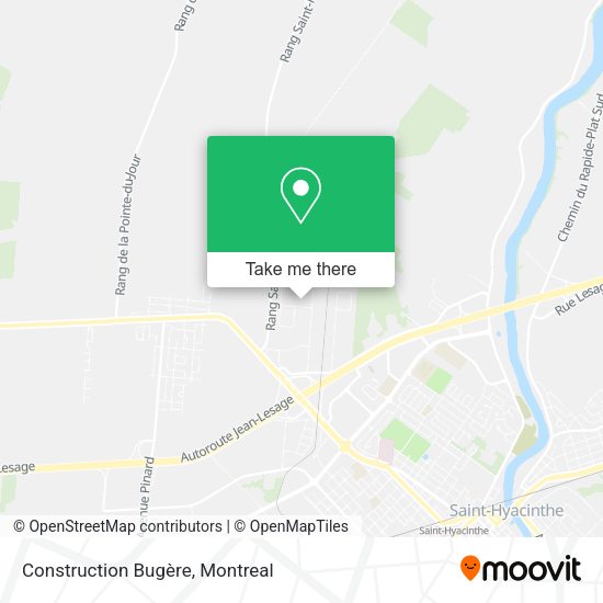 Construction Bugère map