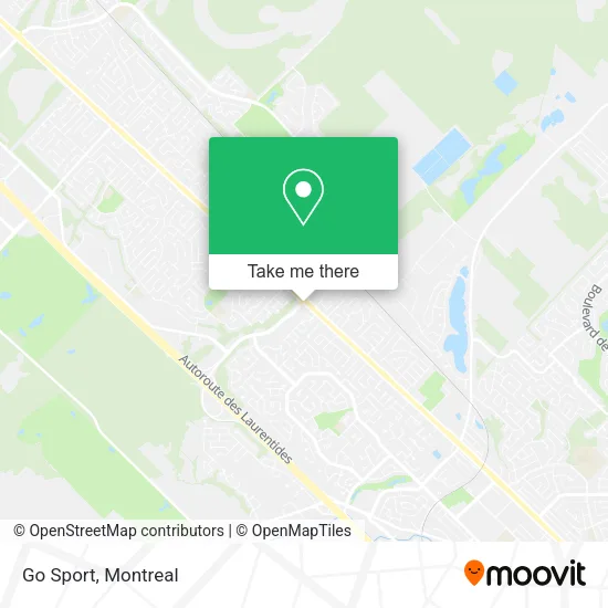 Go Sport map