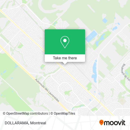 DOLLARAMA map