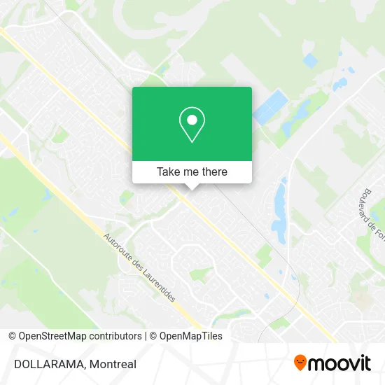 DOLLARAMA map