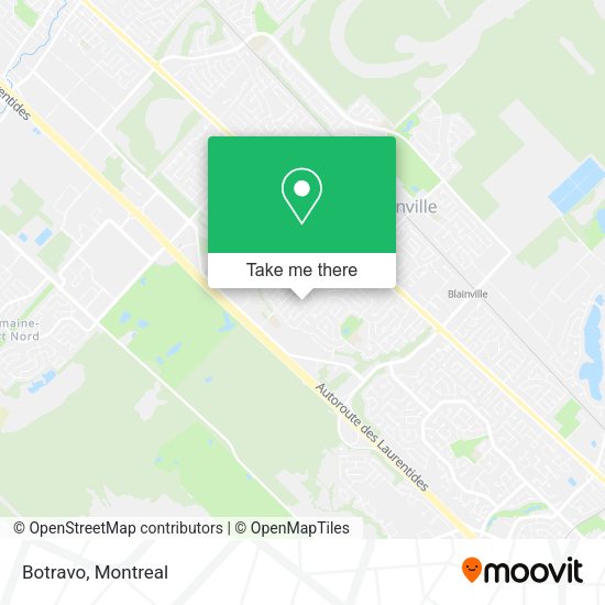 Botravo map