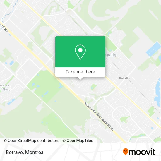 Botravo map