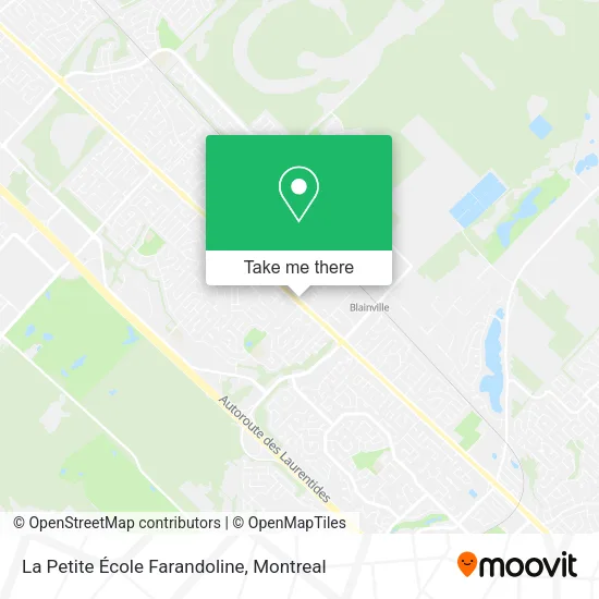 La Petite École Farandoline map