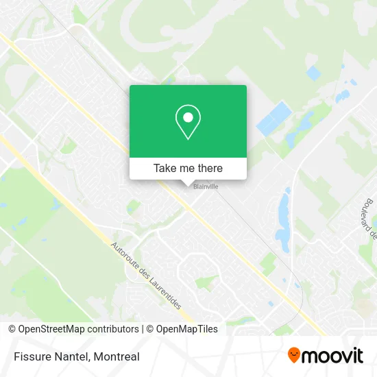 Fissure Nantel map