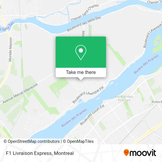 F1 Livraison Express map