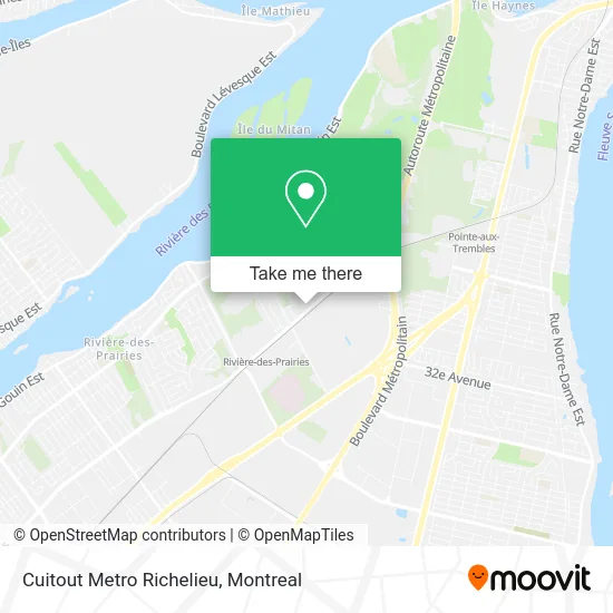 Cuitout Metro Richelieu map