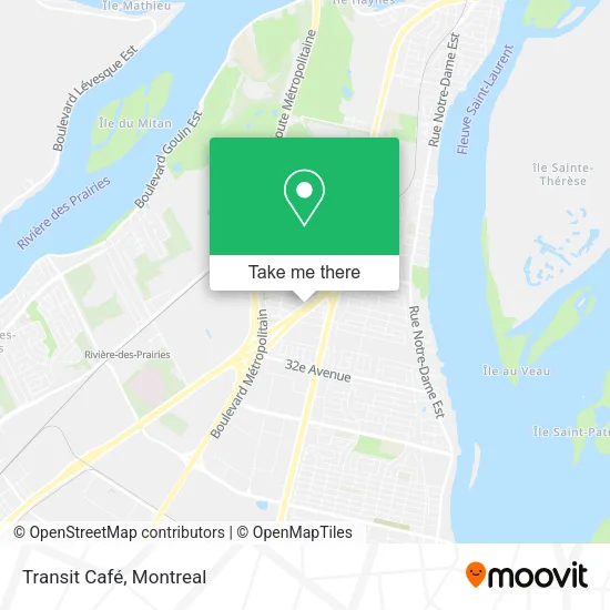 Transit Café map