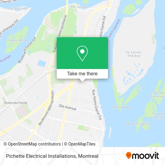 Pichette Electrical Installations map
