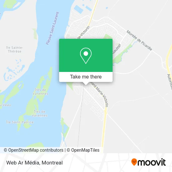 Web Ar Média map