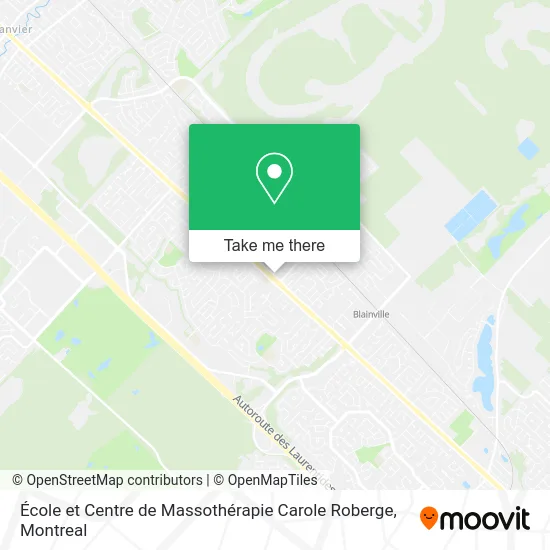 École et Centre de Massothérapie Carole Roberge map