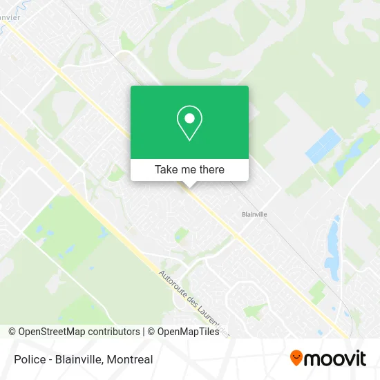 Police - Blainville map