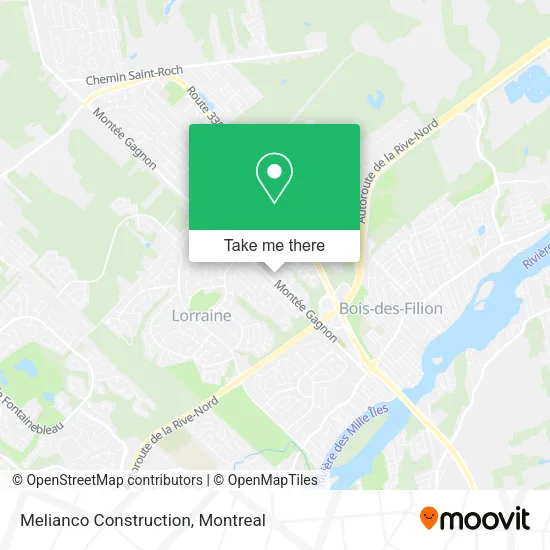 Melianco Construction map