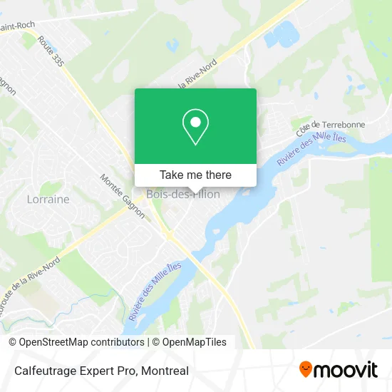 Calfeutrage Expert Pro map