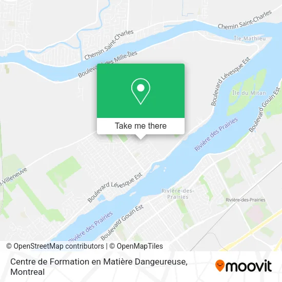 Centre de Formation en Matière Dangeureuse map