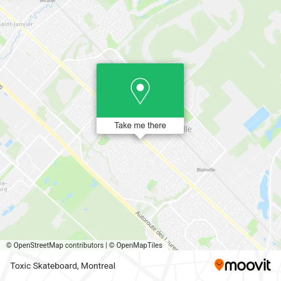 Toxic Skateboard map