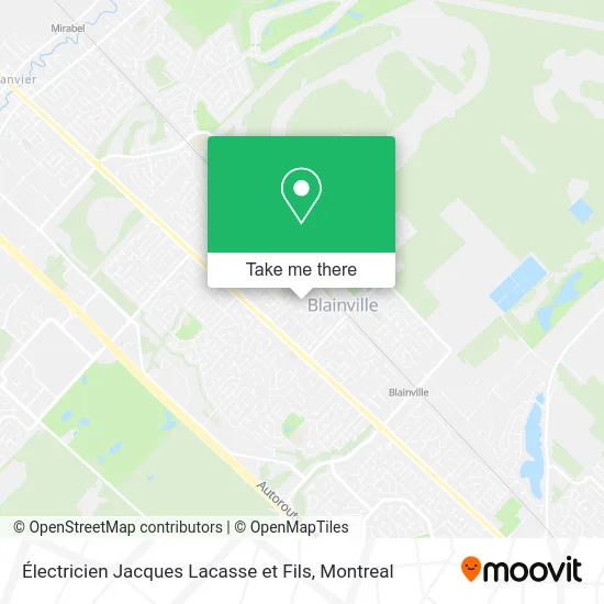 Électricien Jacques Lacasse et Fils map