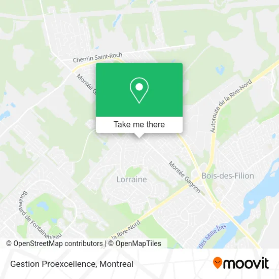 Gestion Proexcellence map