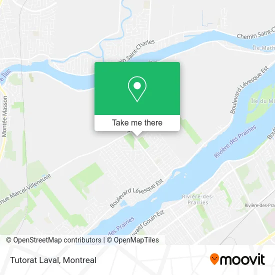 Tutorat Laval map