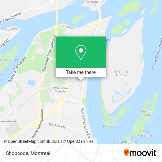 Shopcode map