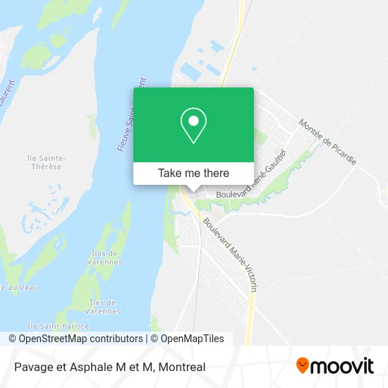 Pavage et Asphale M et M map