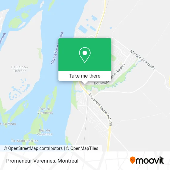 Promeneur Varennes map