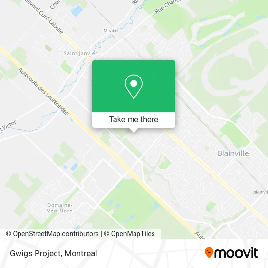 Gwigs Project map