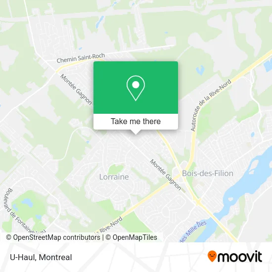 U-Haul map