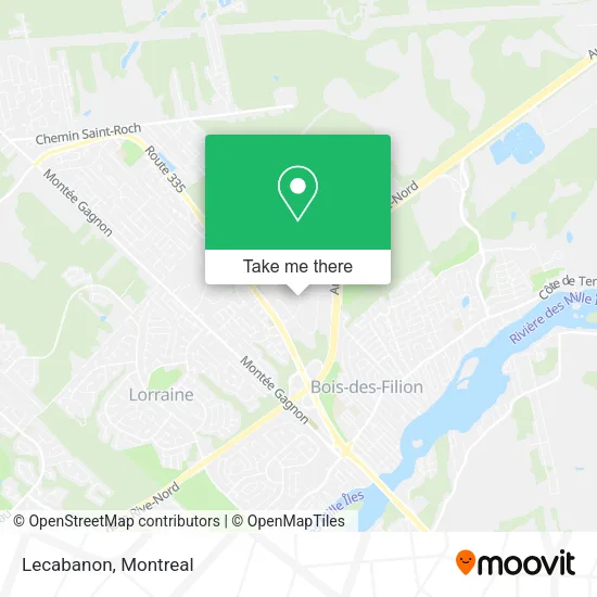 Lecabanon map