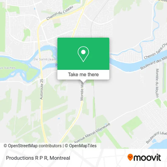 Productions R P R map