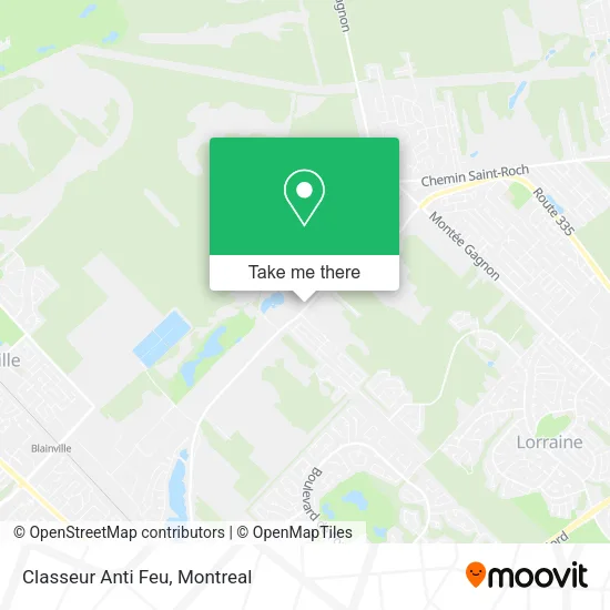 Classeur Anti Feu map